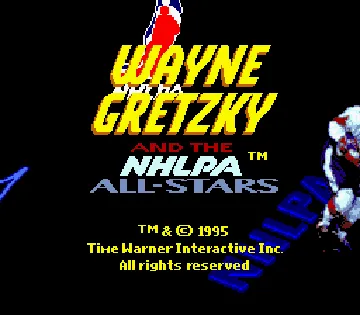 Wayne Gretzky and the NHLPA All-Stars (USA) (Beta) screen shot title